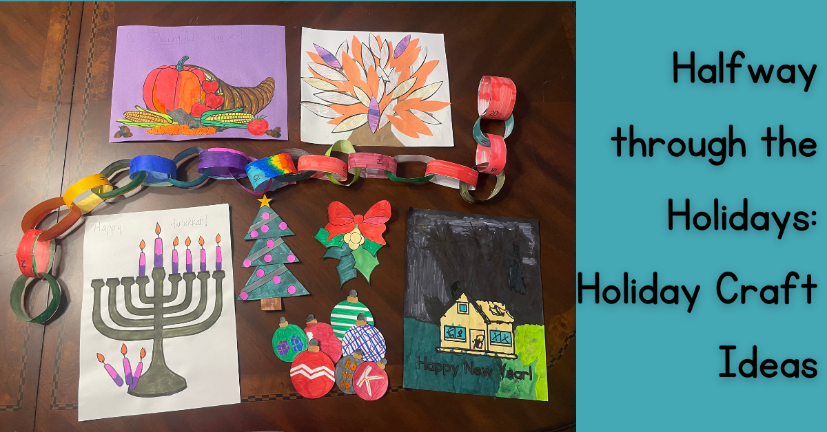 Halfway Through The Holidays: Holiday Craft Ideas - In Our Homeschool