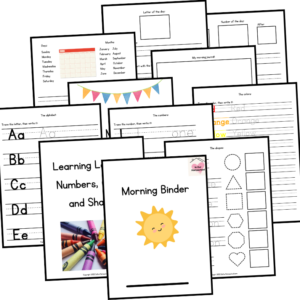 Morning Binder PDF and Canva Template