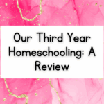 Our Third Year Homeschooling: A Review